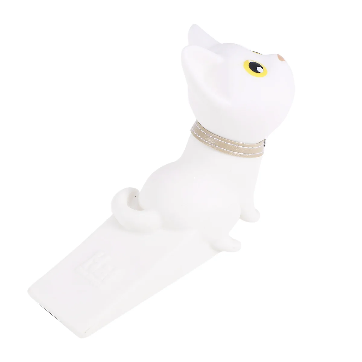 

Practical Cartoon Cat Shape Designed Daily Use Door Stopper Home Decoration (White)