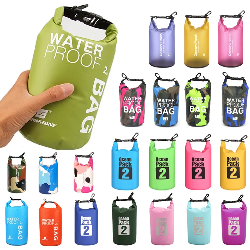 

2L Drifting PVC Mesh Bags Lightweight Waterproof Phone Pouch Floating Boating Kayaking Camping Bags for Outdoor Swimming