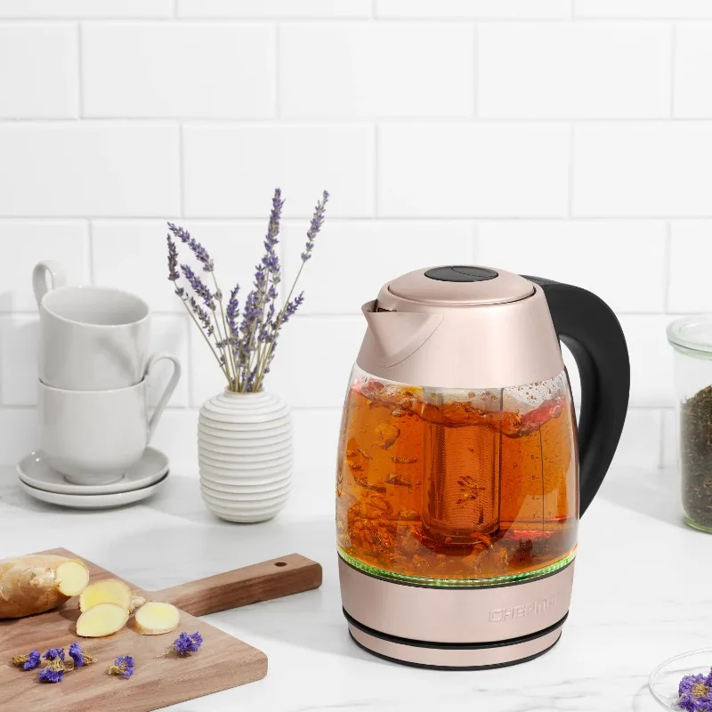 How to use the Chefman Electric Glass Tea Kettle 