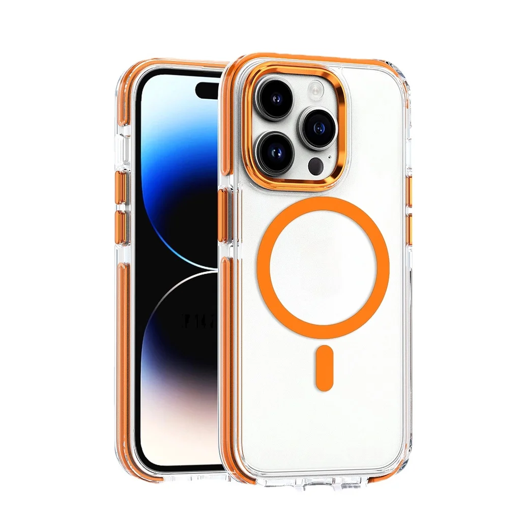 

Акриловый чехол 2 в 1 с беспроводной зарядкой для iPhone 11 12 13 Pro Max, прозрачный противоударный чехол