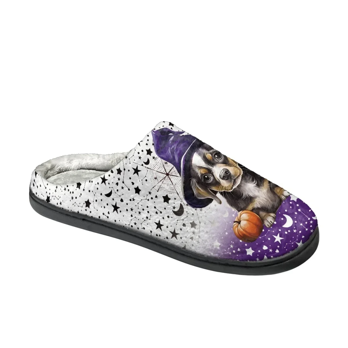 Winter Casual Cozy Men Flats Slippers Halloween Decorations Couple Cotton Slipper Round Toe Indoor Floor Shoes Zapatillas Mujer