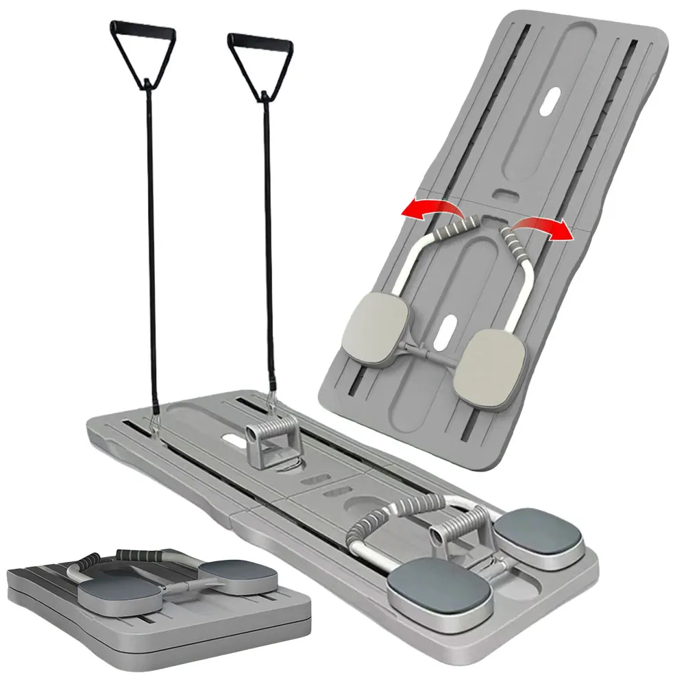 4-in-1 Pilates Board Multifunctional Abdominal Board Ab Core Trainer Automatic Rebound Exercise For Home Workout Equipment