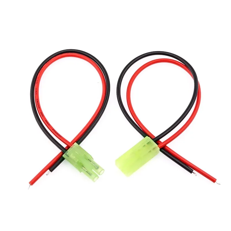 2pcs Small EL-2p 2pin male and female plug paired terminal wire Oda Palace plug 4.5mm aerial model connection wire 20cm 30cm
