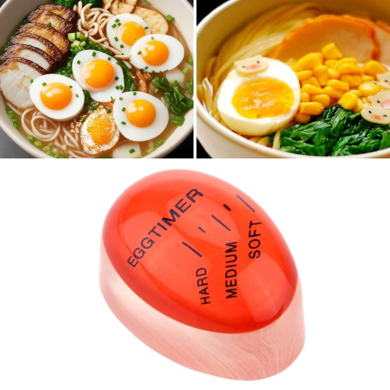 Eggs Boil Indicators Eggs Timer Resin Eggs Tool Color Changing Cooking Temperature Observer Resin Eggs Boiling Small Tool 5