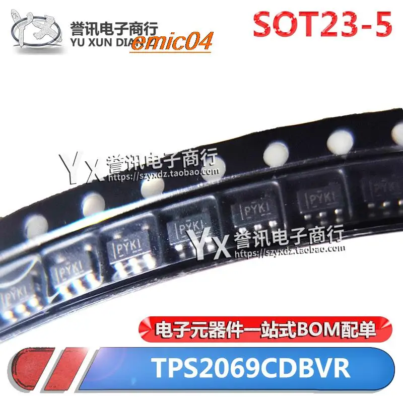 

10 шт., Оригинальные запасные фонарики TPS2069CDBVR IC
