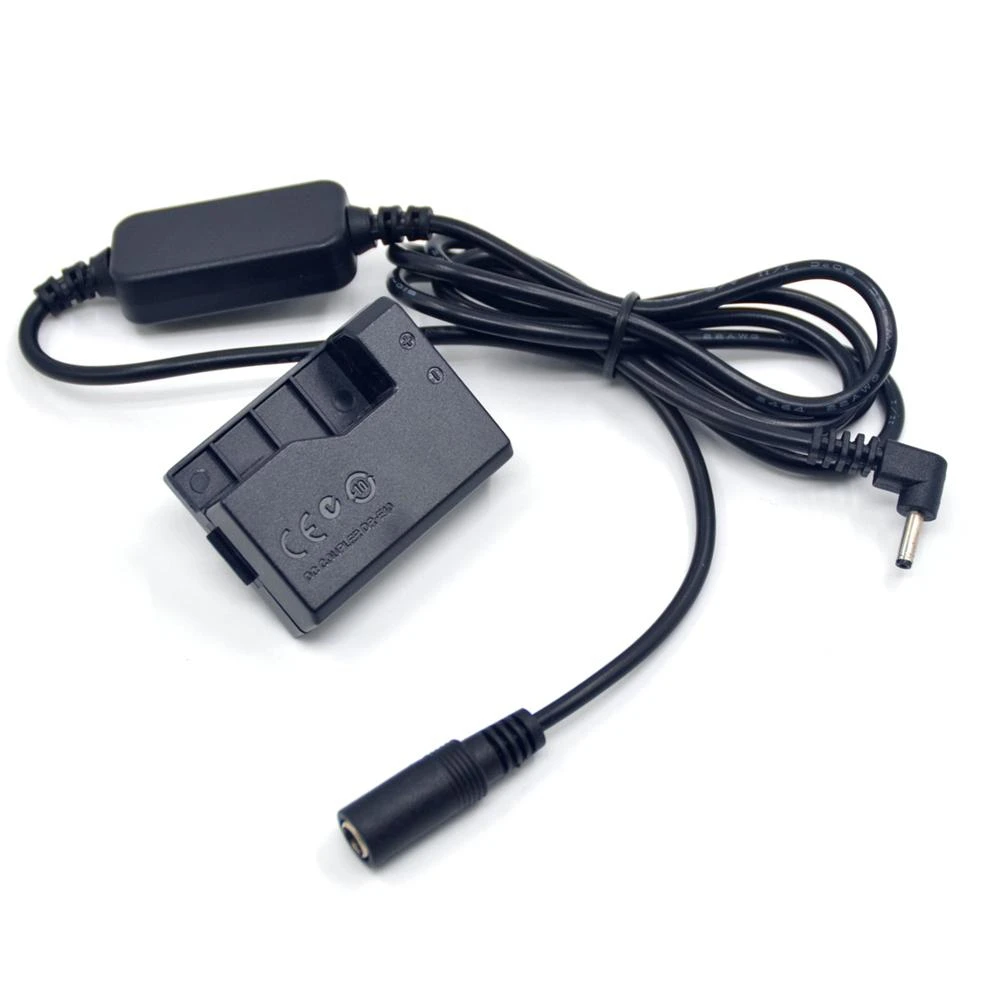 12V-24V step-down Power Cable + LP-E10 Dummy Battery DR-E10 for Canon ACK-E10 EOS 2000D 1300D 1500D kiss X50 X70 X80 X90 T6 T