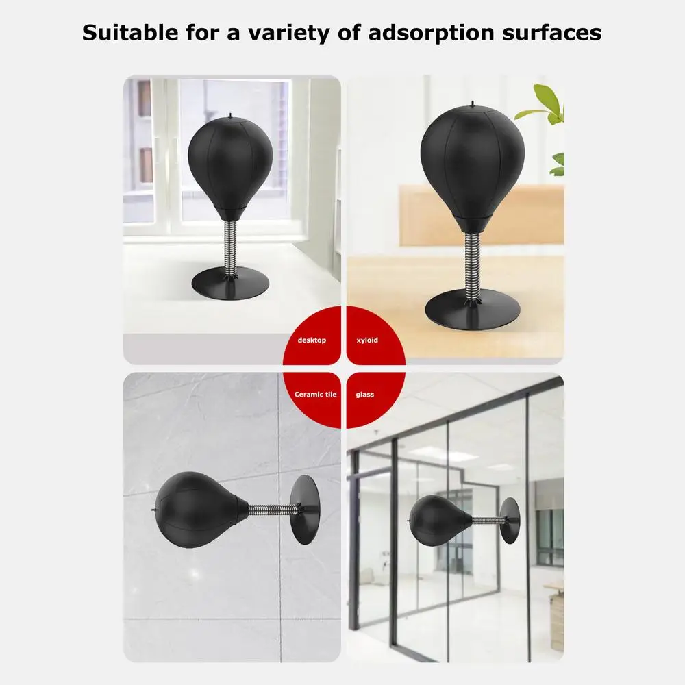 Tabletop Punching Bag With Suction Cup & Stand Boxing Speed Ball Boxing Equipment For Anger Management Toys 