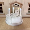 Diy Hand Painted Play House Basswood Log Numeral Cake Toy Parent-Child Interaction Boys And Girls Birthday Gift Wooden Cake Toys 3