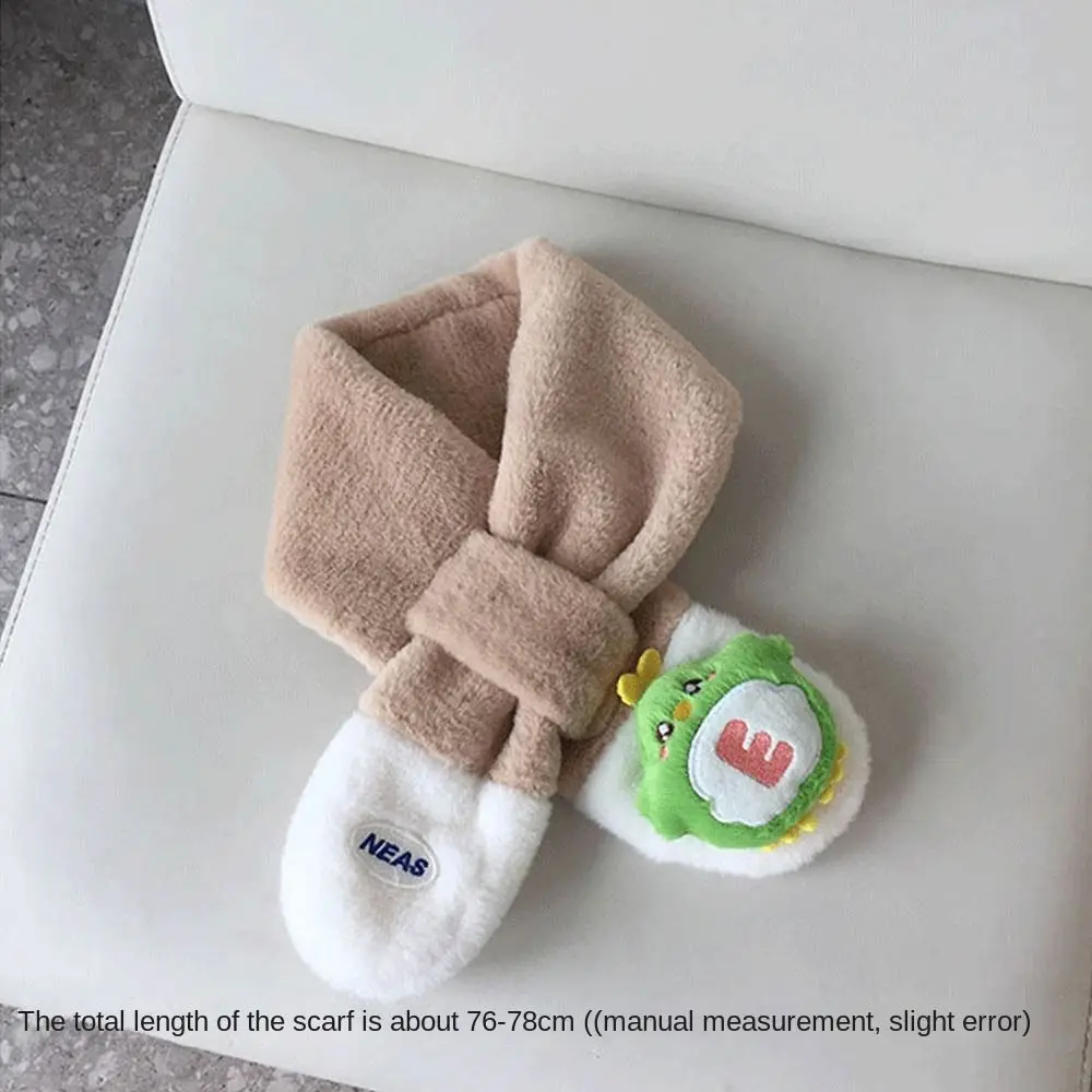 Cute Plush Scarf Glove Sets Cartoon Love Doll Winter Warm Soft Girl&Child Scarf Glove Ornaments Accessories Gifts