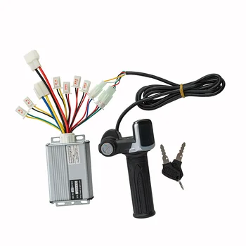 Bici elettrica Bicicletta Scooter Accessori Motore Spazzolato Controller e Acceleratore Twist Grip 24V 36V 48V 250W 350W 500W 1000W