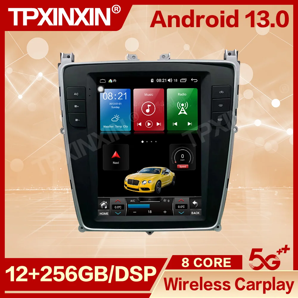 Android 13 Carplay Radio Coche Con Bluetooth Per Bentley Continental Gt Supersports Fly Spur Car Gps Navi Automotive Multimedia
