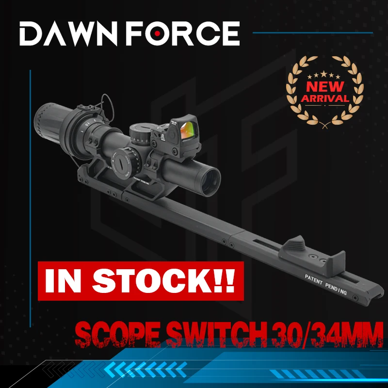 

Evolution Gear LPVOs Fast Zooming System Scope Switch 30mm Tube 1.93" Optical Centerline Height