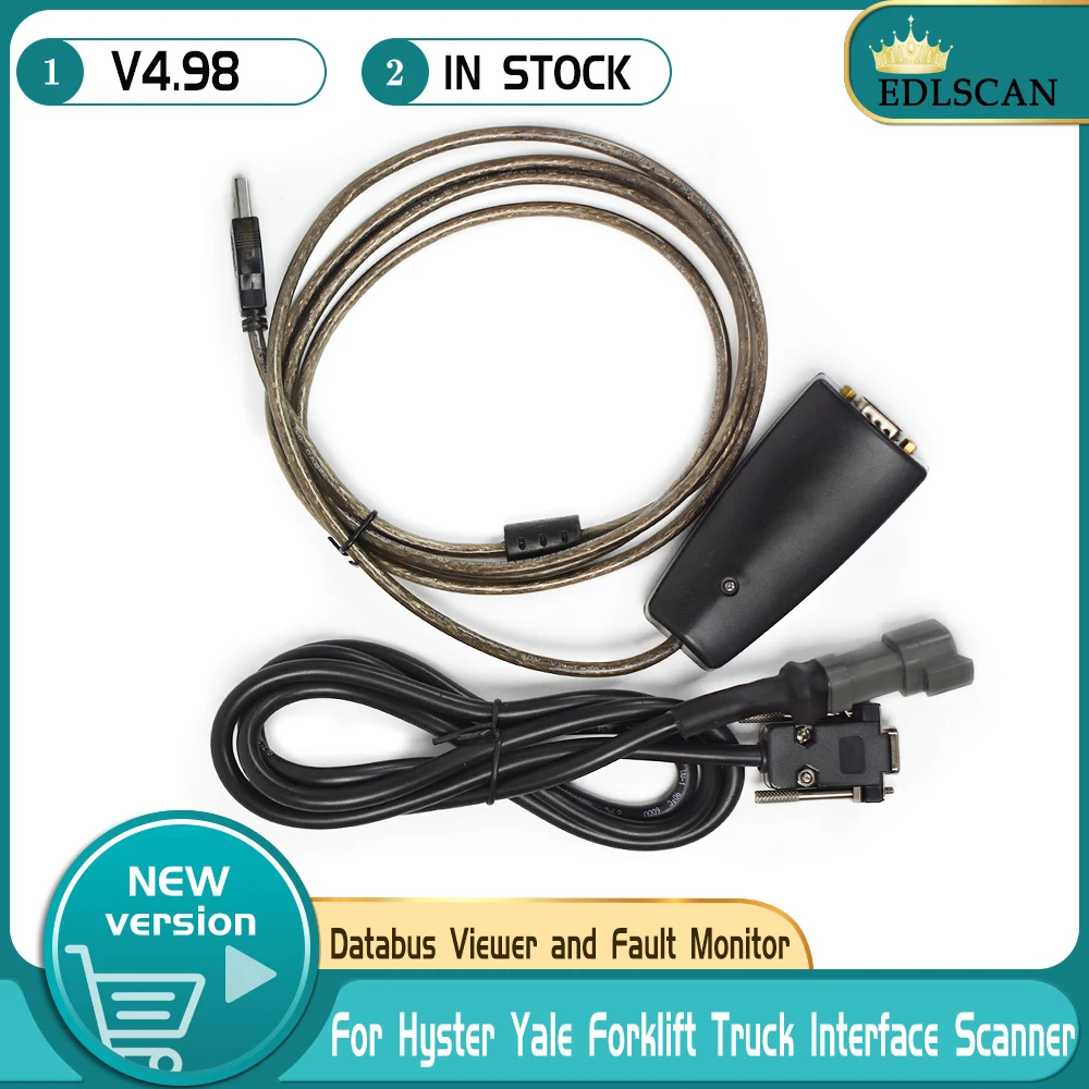 

For Hyster V4.98 Yale Forklift Diagnostic Scanner for Yale Hyster PC Service Tool Ifak CAN USB hyster yale diagnostic tool
