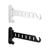 M7BB Wall Mounted Laundry Hanger Dryer Rack Folding Clothes Hanger Metal Storage Rack 1