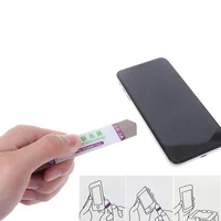 5Pcs Open Repair Tool Kit For Mobile Phone Electronic Broken Screen Glue Removal Metal Flat Spudger Soft Blade Pry Bar 3