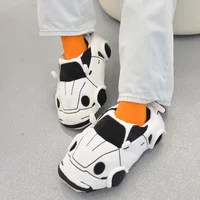 10 COLORS Vehicle Shape Plush Slippers Women Men Cartoon Car Warm Soft House Shoes Birthday Party Indoor Slipper - Image 5