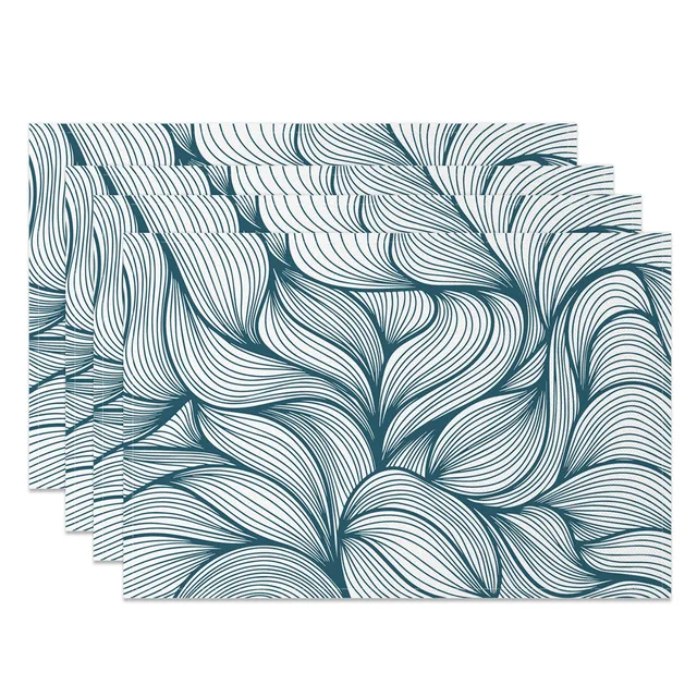 Minimalist Leaf Table Placemats 2