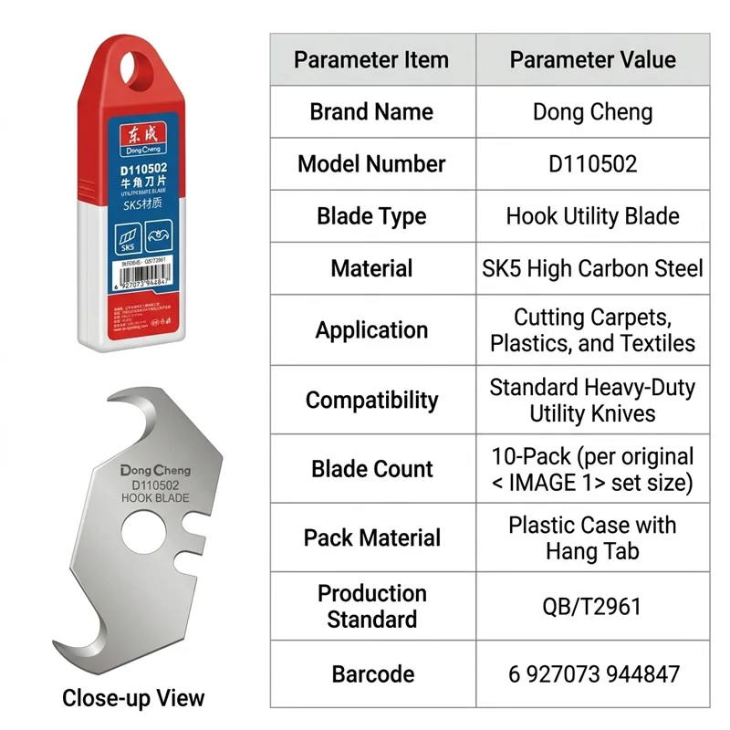SK5 혼 블레이드 0.6mm 두께의 고강도 절단 칼 가죽, 카펫, 판지 상자, 종이, 벽, 비닐 절단용 날카로운 칼날