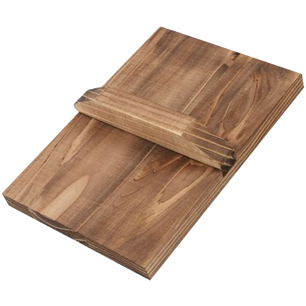 

Tamagoyaki Pot Cover Household Wooden Hutch Egg Home Kitchenware Flat Bottom