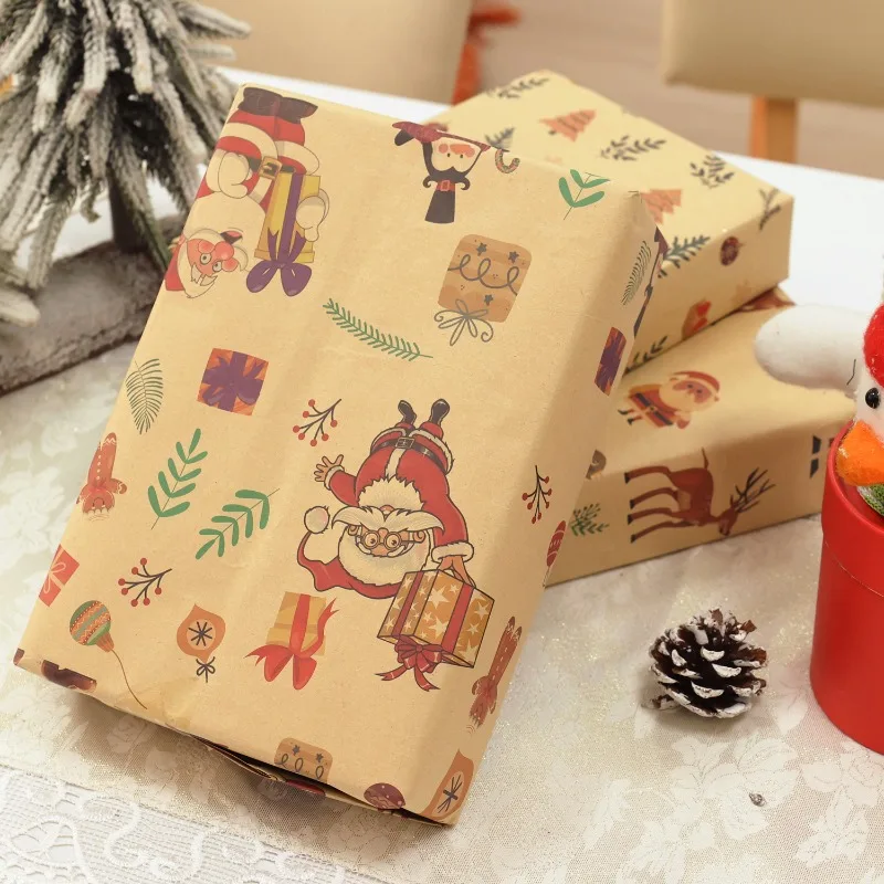 Vintage Christmas Gift Wrapping Paper 