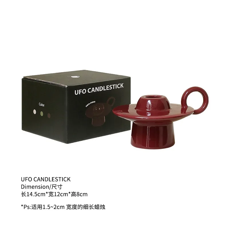 Ufo Candlestick Red