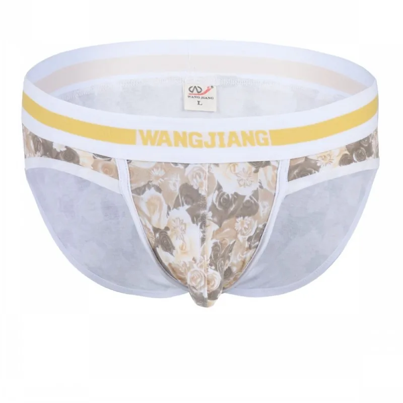 Men's underwear sexy men's underwear cotton printed briefs sissy panties for men  big penis underwear