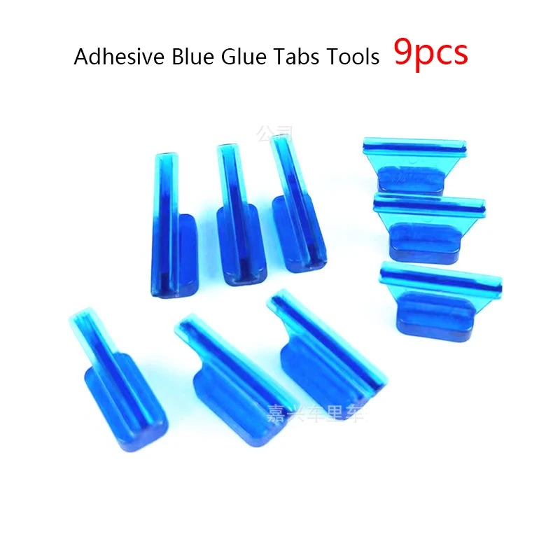 

Adhesive Blue Glue Tabs Tools Kit For Car Paintless Dent Repair Tool Auto Dent Repair Tools Long Dent Repair Tools