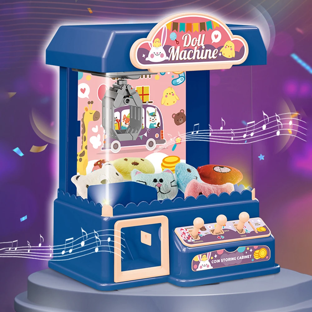 Doll Claw Machine Crane Machines Toy Sounds and Music Large Claw Catch Toy Gifts for Girls and Boys for Kids 6 Years Old and Up 3