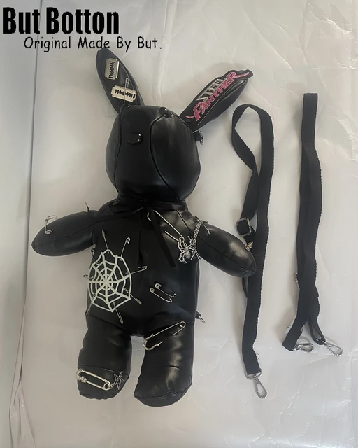Gothic Metal Claws Design Bandage Bunny Plush Bag