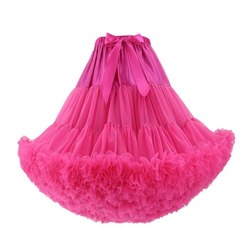 Petticoat Skirt Petticoat Underskirt Wedding Underskirt Wedding Petticoat Vintage Underskirt Super Puffy Women Knee Length 55CM Long Petticoat Soft Tulle Vintage Wedding Bridal Petticoat Underskirt Cosplay Rockabilly Tutu