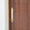 Metal Household Decor Jewish Door Mezuza Religious Metal Door Side Door Mezuza Lintel Inscriptions Biblical Gateposts Crown 3