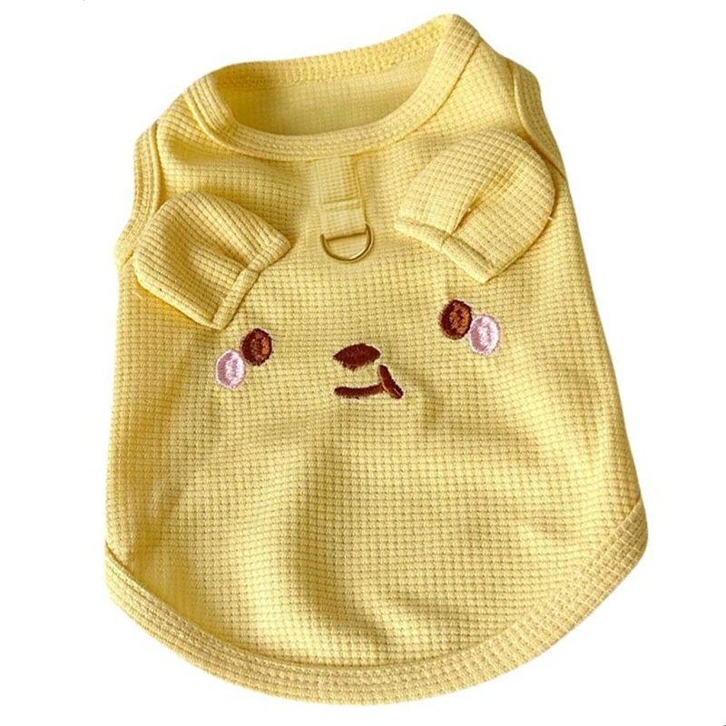Dog Clothes Summer Dog Clothes Small Dogs Thin Cute Dog Vest Puppy Clothes Breathable Chihuahua Cat Vest Pet Supplies