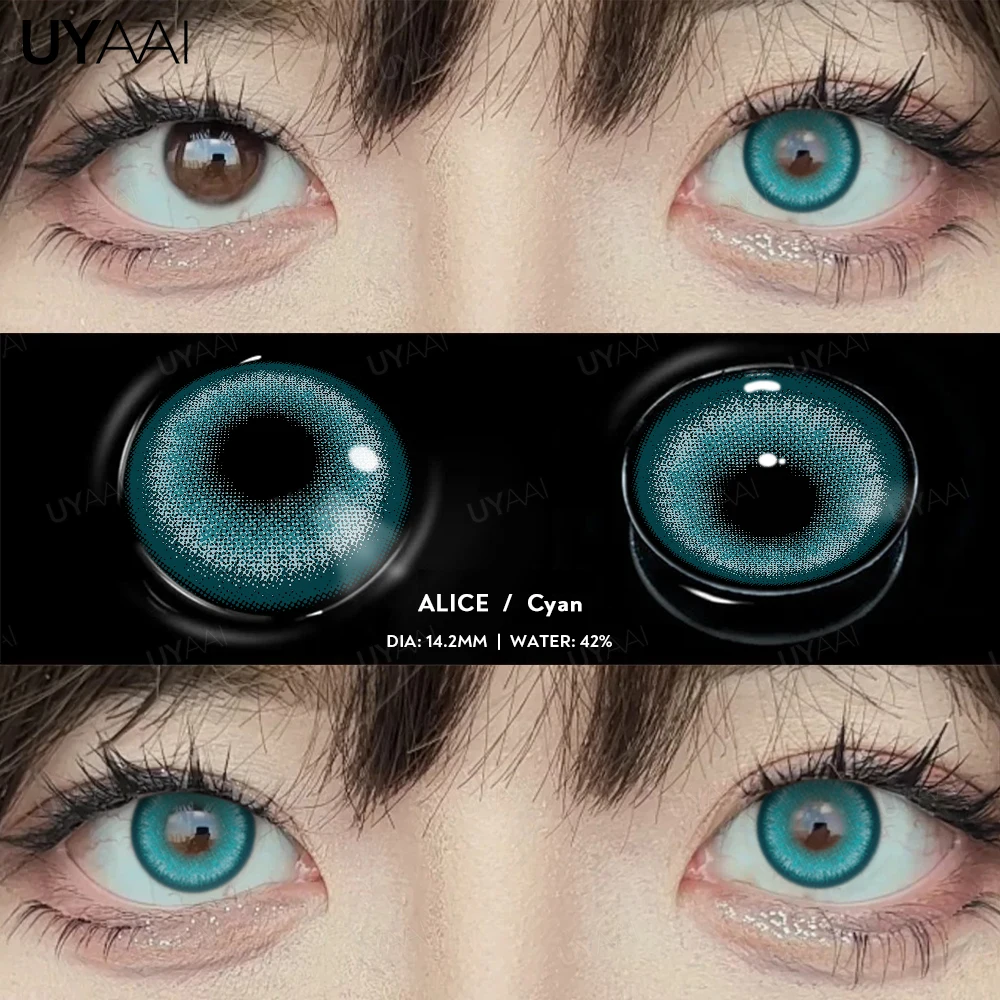 Vibrant Red Anime Cosplay Contact Lenses - Pink Costume Eye Lenses for Halloween and Role-Playing