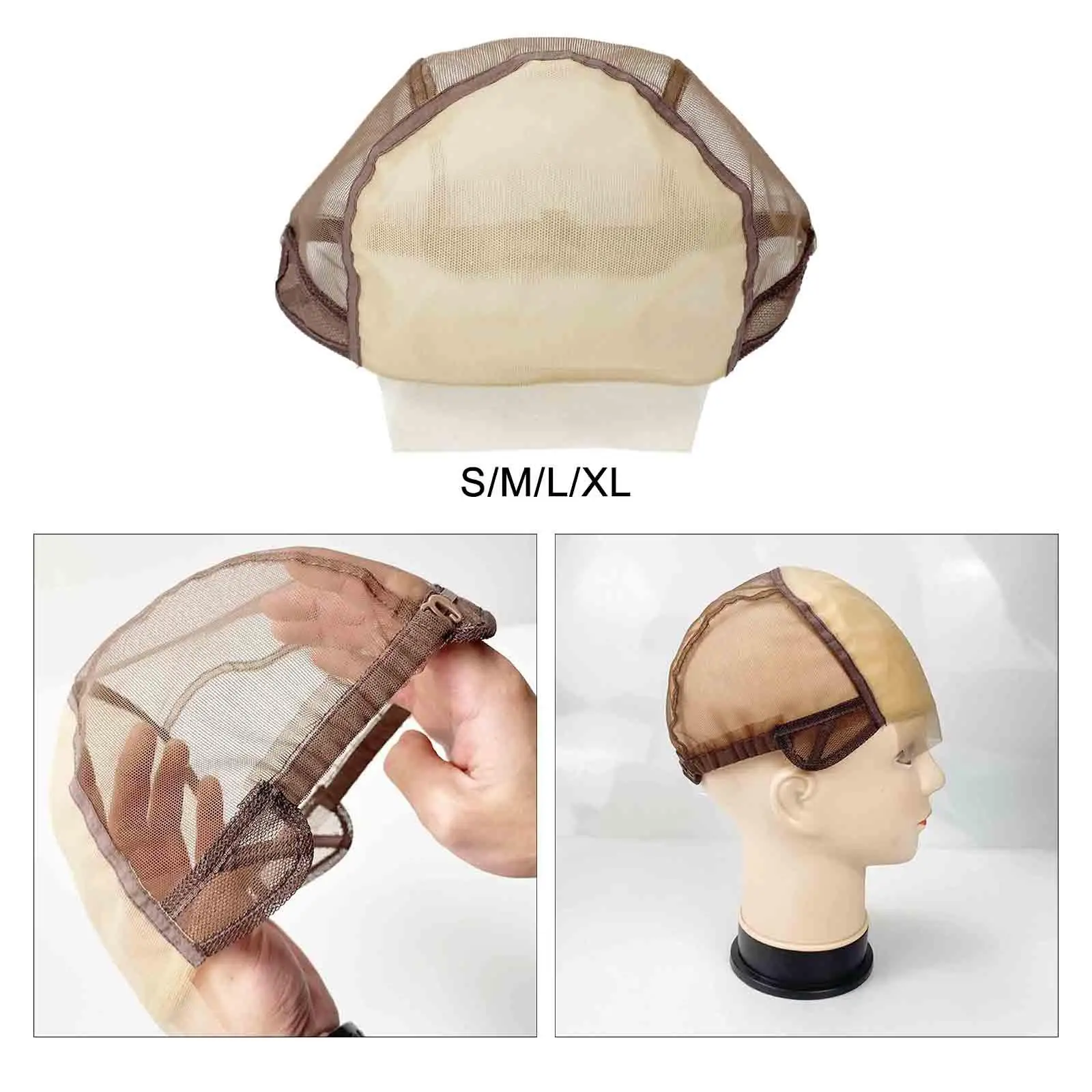 Mesh Wig Caps Hat Multifunction for Wigs Making Soft Stretchable Durable Mesh Dome Cap Stretch Hat for Cosplay Costume Long Hair