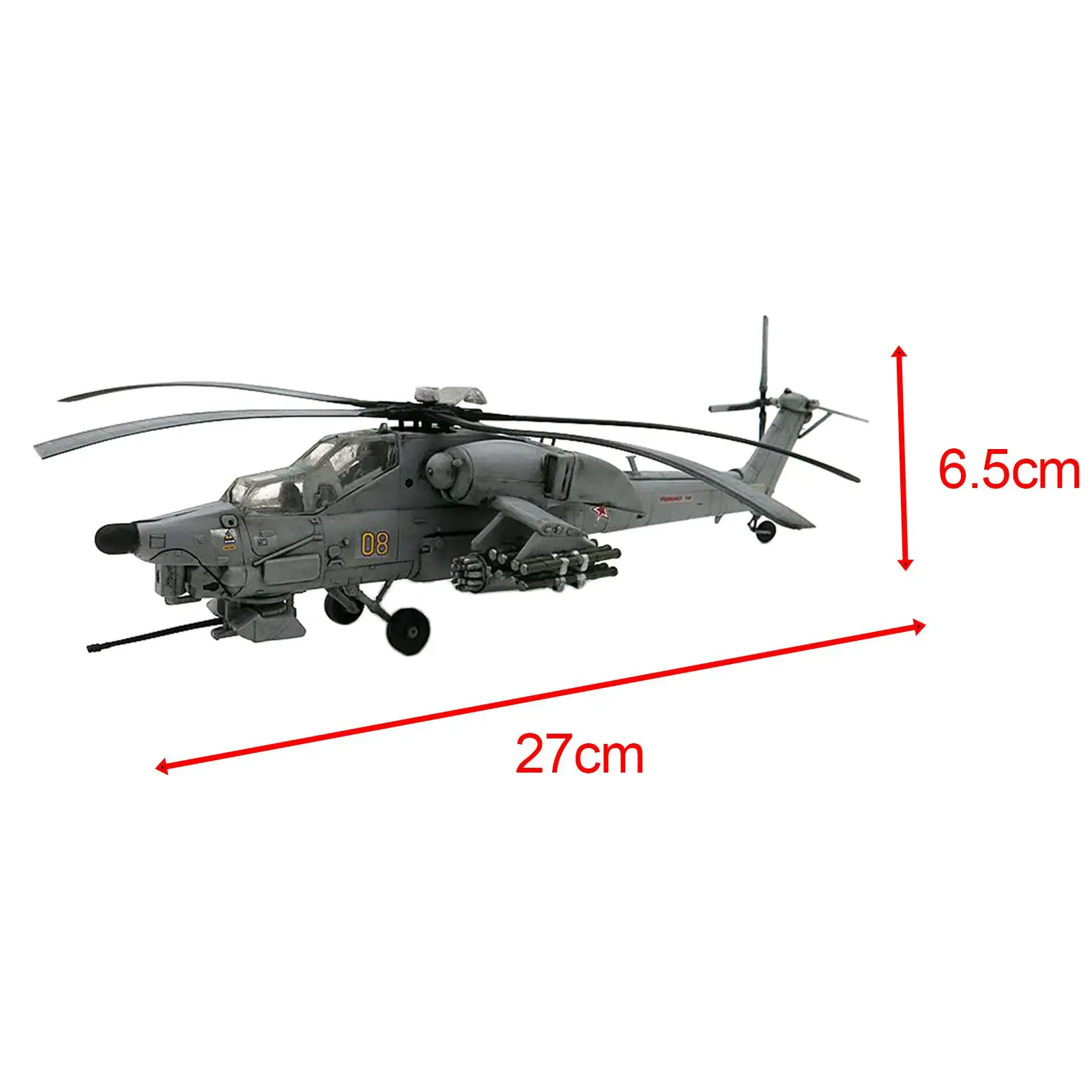 Maquette Hélicoptère Mi-28 Havoc 1/72 DIY Kit Assemblage Jouet