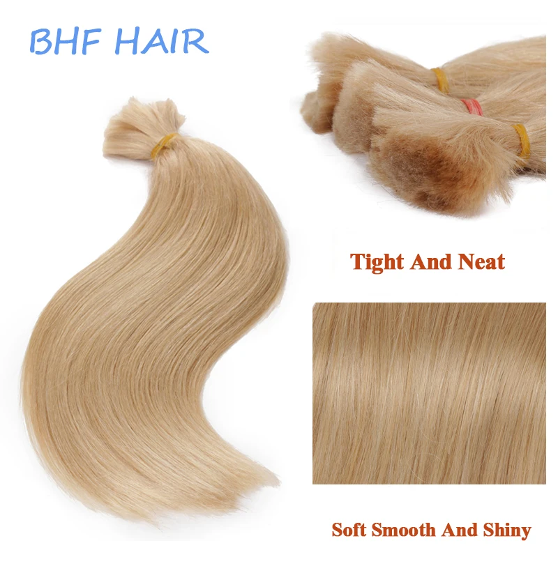 Straight Human Hair Bulk Braiding Vietnam Remy No Weft Human Hair 50g Natural Bulk Extensions