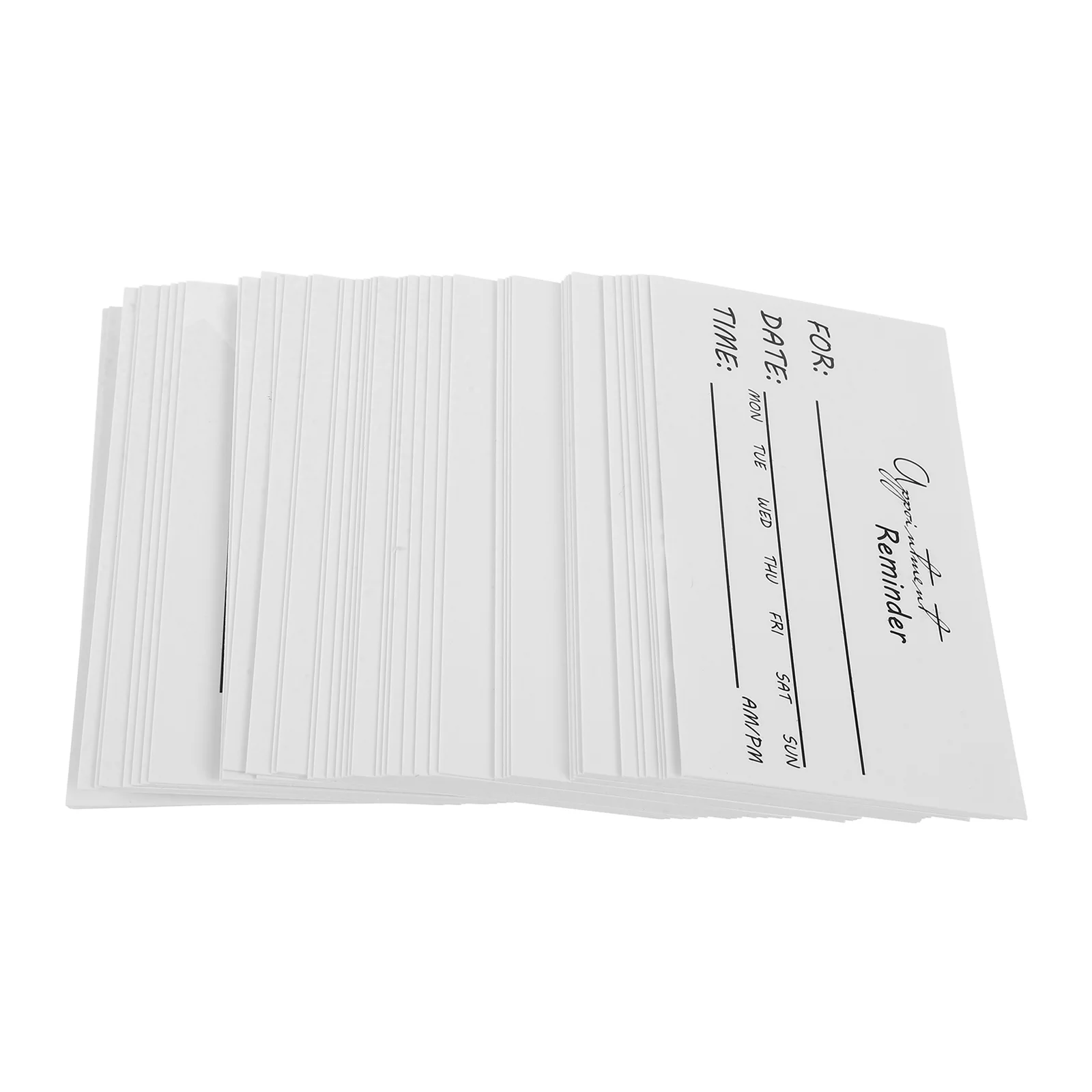 50 Pcs Appointment Reminder Card Party Cards Greeting Paper Appointments Cleaning Business Dating