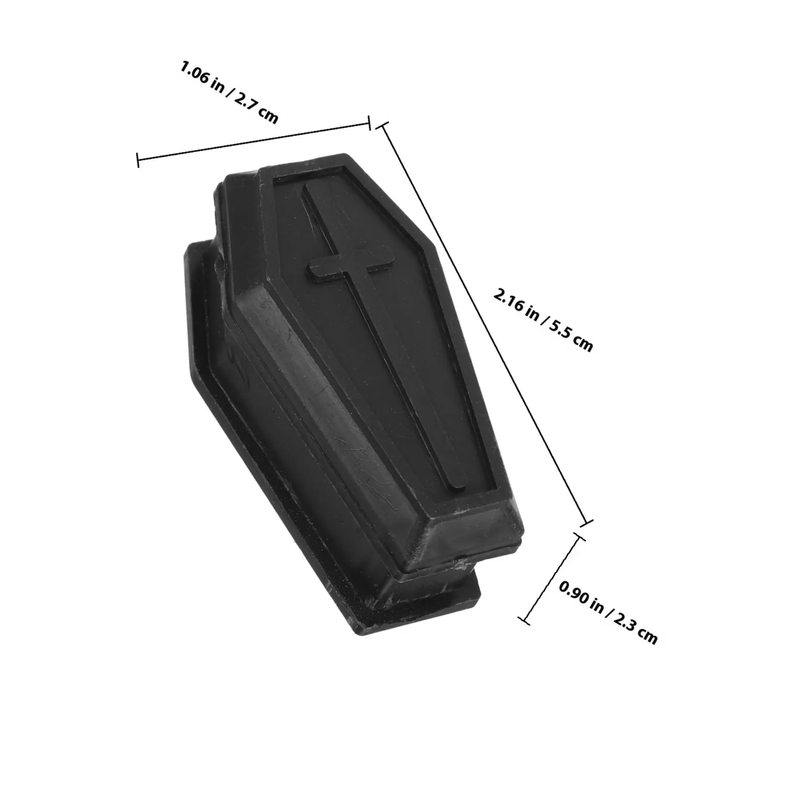 12개 미니 플라스틱 관 모양 상자 할로윈 사탕 보관 장난 소품 파티 선물 장난 소품 파티 용품