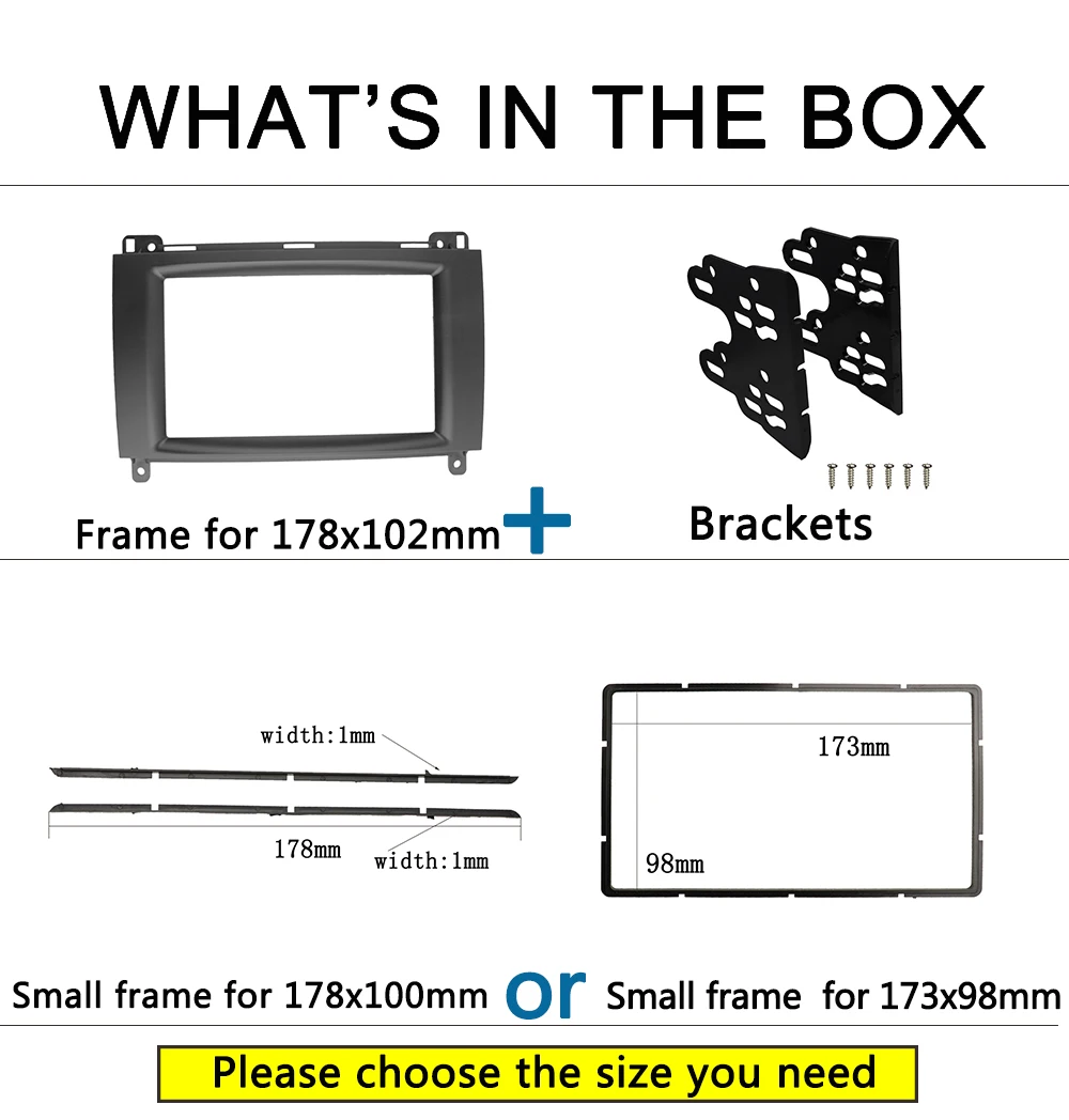 MERCEDES-BENZ A-klasse (W169)    ׷ г Fascia Radio Dash Mounting Refit ġ Ʈ ŰƮ ̽  