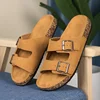 Men's Summer Slip-On Slippers Comfortable Wear-Resistant Anti-Slip Classic Style Polyurethane Upper Leisure Footwear