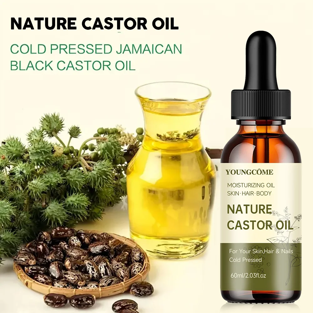 Premium Black Castor Oil for Enhanced Hair and Skin Nourishment