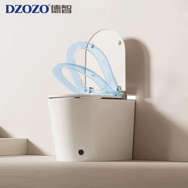 S006 Automatic Flush Light Sensor Remote Control Heated Intelligent Smart Toilet with Warm Seat