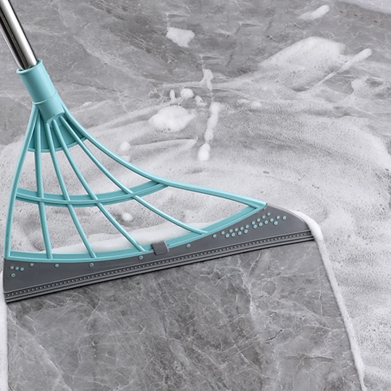 Silicone Squeegee Broom Wiper Window Washing Multifunctional Household Home Floor Glass Scraper Hand-push Mirror Cleaning Tools