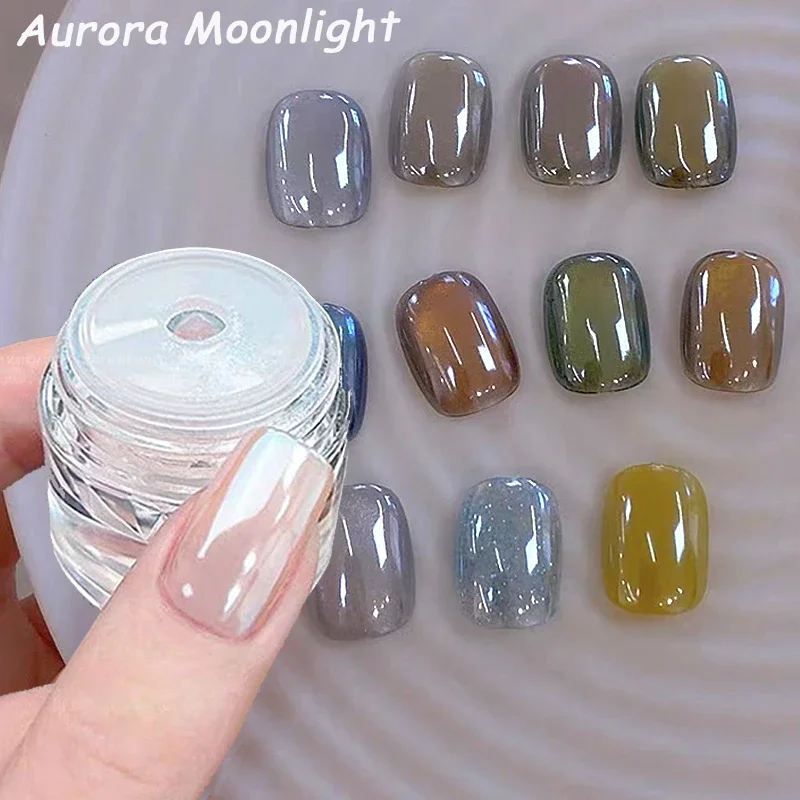 Upgrade Velvet Cat Eye Magnetic Powder Porcelain White 9d Effect Matching With Any Colors Diy Nail Art Decoration Chrome Pigment