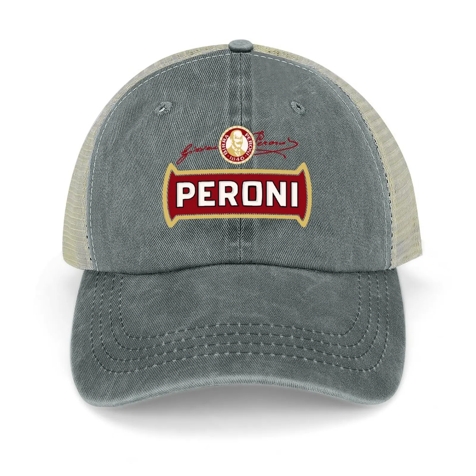 Bira Peroni Cappello Da Cowboy Fluffy Hat Visor Baseball Per Uomo Donna