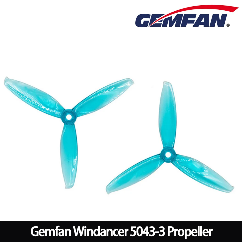 ตัวเลือกสินค้า ใบพัดโดรน Gemfan 5x4.3 3 ใบพัด วัสดุ PC สำหรับ FPV แข่งขัน