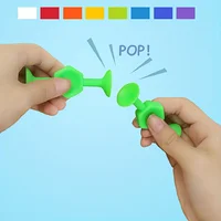 19/24/48Pcs Suction Bath Toys for Kids Soft Silicone Sucker Toys Toddlers Fidget Sensory Suction Cup Toy for Windows Travel 2
