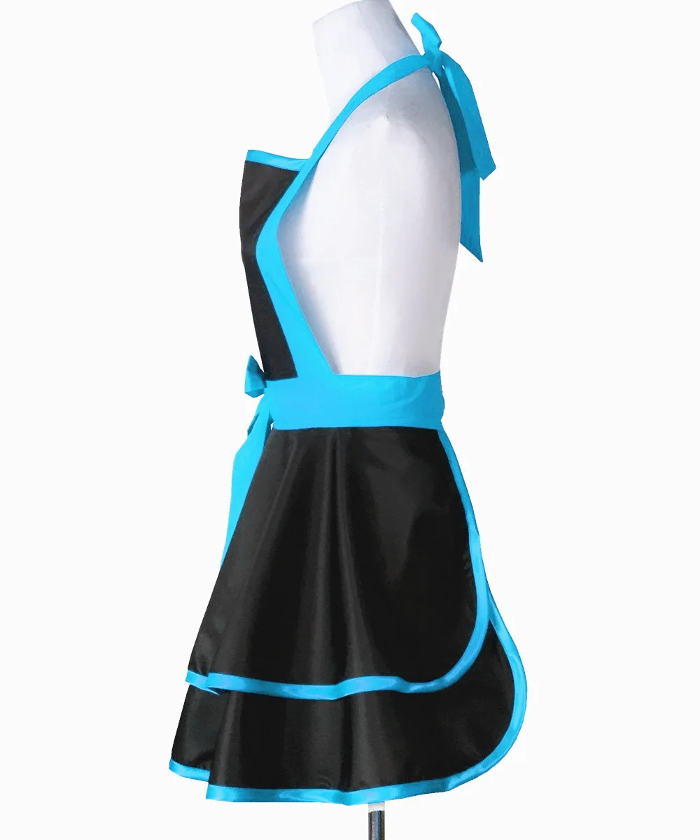 Prinzessin Schürze Frauen Mode Kleid Kellnerin Maid Haushalt Küche Abdeckung Kochschürze – Detail 28