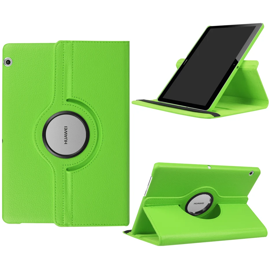 Elegant 360° Rotating PU Leather Tablet Cover