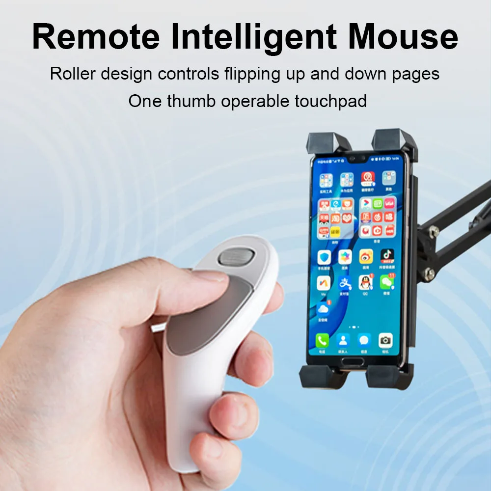 Wireless Bluetooth Thumb Mouse Finger Lazy Remote Intelligent Mouse with Touch Ergonomics Thumb Mice for Tablet PC Android IOS